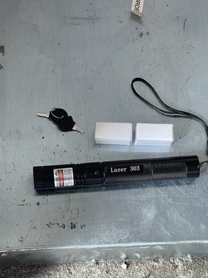 Laser 303 Handheld Laser Pointer Black Aluminum Body New Green/red