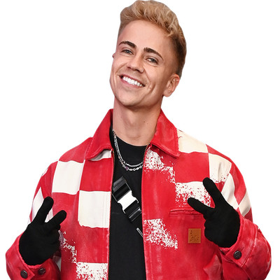 Dylan Page (rote Jacke) Half Body Buddy Cutout