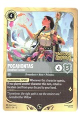 Disney Lorcana Pocahontas Steadfast Traveler Pre-release Promo Wilds Unknown