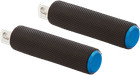 Arlen Ness Fusion Series Knurled Footpegs Blue Billet Aluminum 07 937