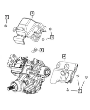 Genuine Mopar Axle Vent Hose 68078563AB