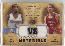 2009-10 Upper Deck VS Dual Materials 336/570 JR Smith Luke Ridnour #VS-RS 1l3q