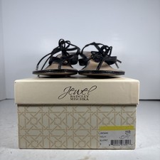 Size 9 Badgley Mischka Nolin Black Sandall With Heel JW3440