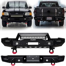 Vijay Fits 1993-1997 Ford Ranger Front Or Rear Bumper Wwinch Plate Led Lights Vijay Fits 1993-1997 Ford Ranger Front Or Rear Bumper Wwinch Plate Led Lights
