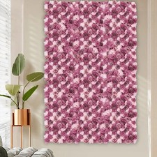 Elegant Artificial Fake Rose Silk 6Pcs Pink Mauve Flower Indoor Warm Decor Gift