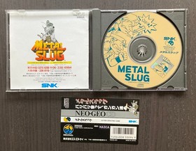 Metal Slug 1 (Neo Geo NeoGeo CD NTSC-J) - Mint Complete in Box w/ Spine NGCD-201