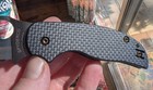 Spyderco Sage 5 Compression Lock Carbon Fiber Knife with Bronze Titanium Screws  — photo 7