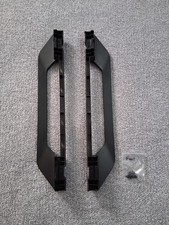 2 Black Plastic Feet Foot Base Stands with Screws for Corsair Graphite 780T