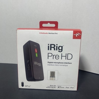 IK Multimedia Pre HD Microphone Preamplifier UPC 8025813718036
