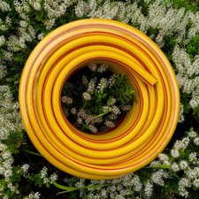 Image of 1/2" Yellow Garden Hose Pipe Anti Kink UV Resistant 6 Layer Water Hose