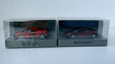 Bundle MINICHAMPS 1/87 McLaren 570 S ermilion Red / McLaren F1 Roadcar red