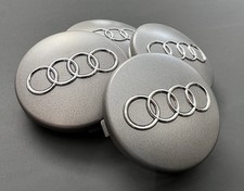 🟢 4x Original Audi Felgendeckel / Nabendeckel / Felgenkappen 60mm 🟢