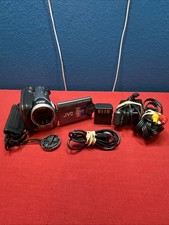 JVC Everio GZ-MG37U 30GB HDD Camcorder Night Mode  Battery  Charger TESTED