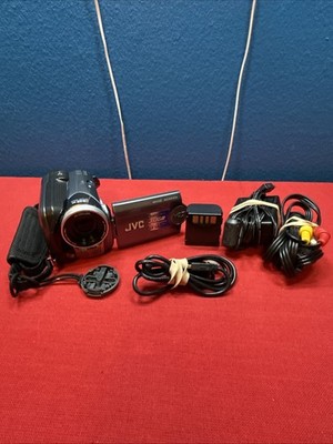 JVC Everio GZ-MG37U 30GB HDD Camcorder Night Mode + Battery + Charger TESTED