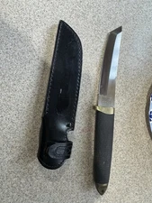 Cold Steel Tanto Brass Guard Ventura California Made In Japan W Sheath