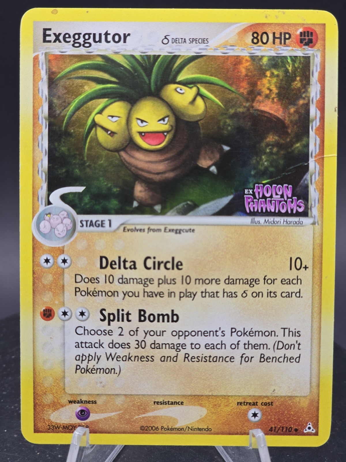 Exeggutor 41/110 Uncommon Holon Phantoms Pokemon Heavily Played