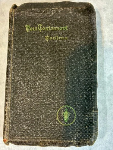 WW2 WWII 1941 US Military Army Armed Forces GI Pocket New Testament Bible Book