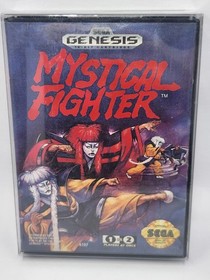 Mystical Fighter- Sega Genesis Game and Case no Manual - Pins Cleaned - TESTED