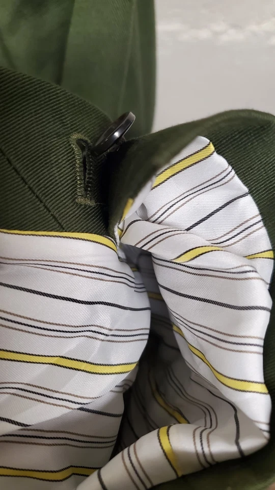 NUEVO BANANA REPUBLIC Traje Verde 2 Piezas Emmetex A Medida Calce Ajustado 46R 34/30 Foto 4 de 4