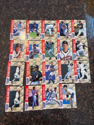 SOUGHT AFTER 1997 MLB Baseball Break Bulk Auctions Starting Lineup Cards