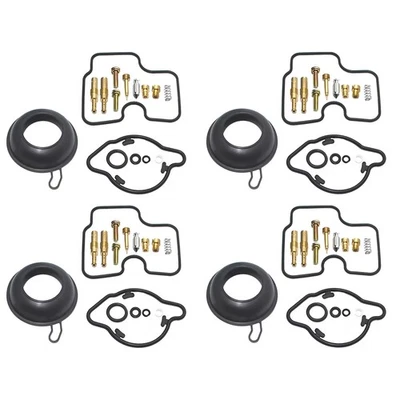 4Set Kit réparation du carburateur Diaphragme Pour Honda CBR600F2 1991-1994 Use - Photo 1/4