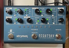 Strymon NightSky Reverb Pedal ~ SLIGHTLY USED; Power Supply ~ Shimmer/Glimmer!