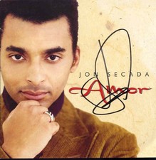 JON SECADA Autographed AMOR Signed CD COVER-UACC RD