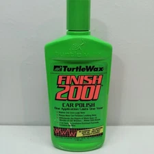 Vintage (1997) Turtle Wax Finish 2001 Car Polish Hard To Find - 90% Full