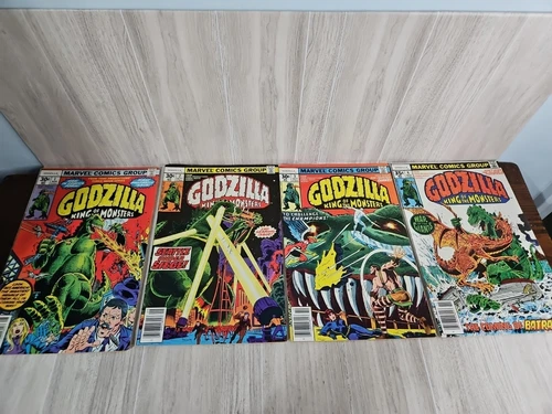 GODZILLA KING OF THE MONSTERS (MARVEL 1977-78) #1 #2 #3 #4 Ungraded Reader 