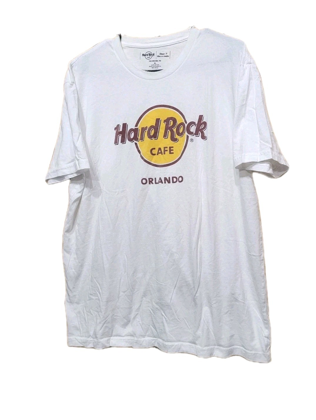 Vintage Hard Rock Cafe Orlando T shirt  Adult XL White