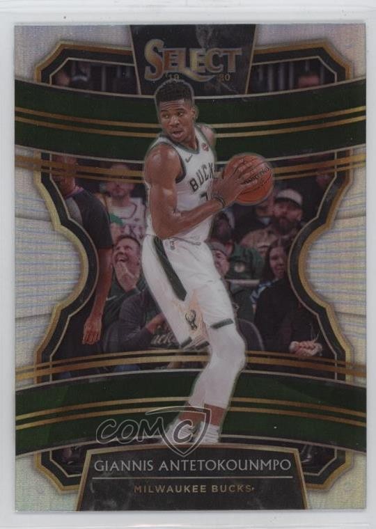 2019-20 Panini Select Concourse Silver Prizm Giannis Antetokounmpo #22 07i7