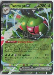 Yanmega ex 003/182 Destined Rivals Double Rare Holo