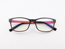 Esprit Eyeglasses, Frames Only, ET17457 586, 50-15-135, Plastic, Black/Brown