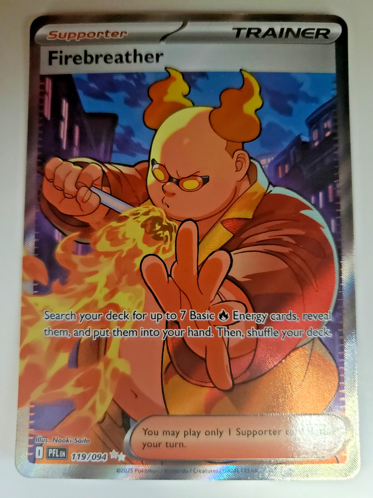 Firebreather NM 119/094 - ME02: Phantasmal Flames PKM