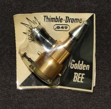 RC Model Plane Engine Cox Thimble-Drome Golde...