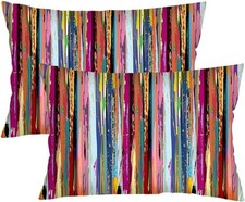 Abstract Art Painting Throw Pillow Cover Queen Size Set of 2 Color 134