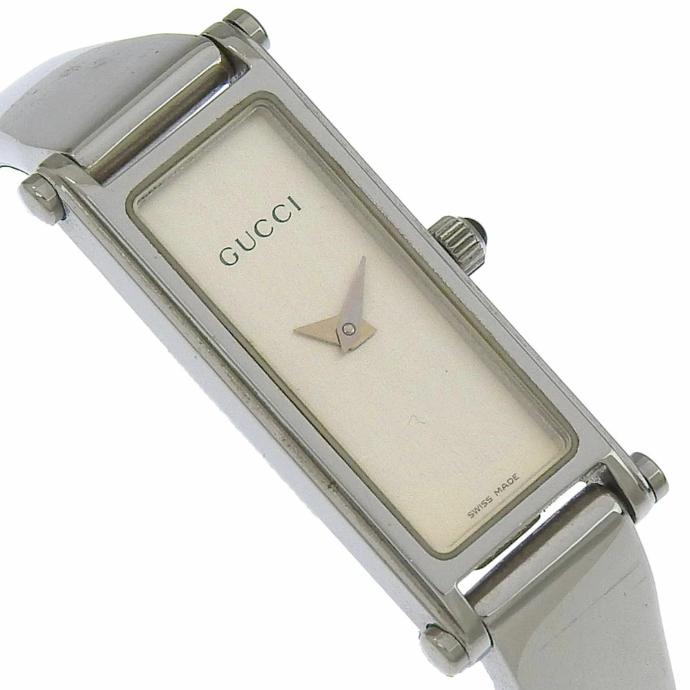 Gucci 1500L Silver Dial Rectangular Quartz Ladies… - image 3