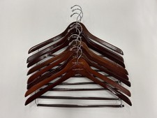 Polo Ralph Lauren Wooden Wood Suit Jacket Pants Blazer Hanger - (Lot of 8) -
