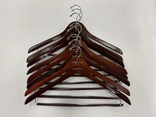 Polo Ralph Lauren Wooden Wood Suit Jacket Pants Blazer Hanger - (Lot of 8) -