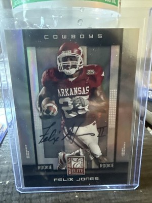 2008 Donruss Elite Felix Jones Rookie Auto 105/199