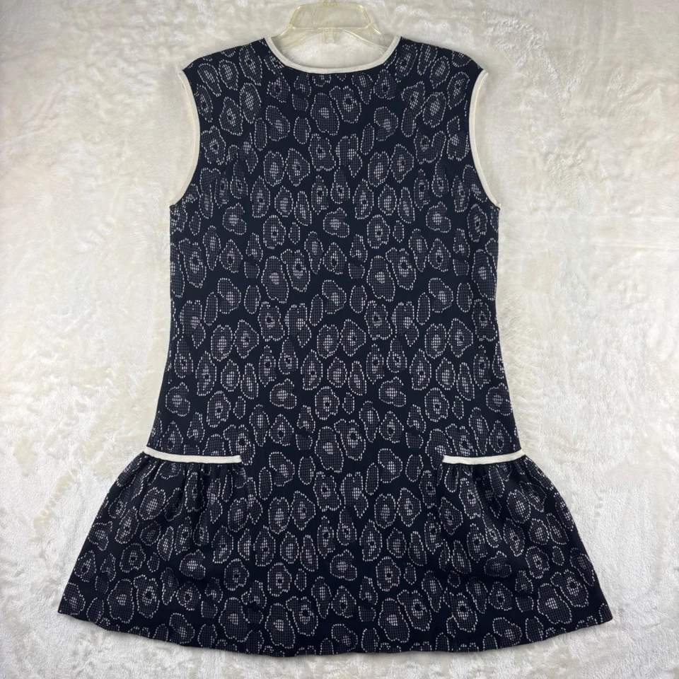 Vestido Marc by Marc Jacobs Negro Blanco Geométrico Cintura Caída Talla L Foto 2 de 4