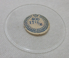 THICK GLASS POCKET WATCH CRYSTAL SIZE 17 12/16 WATCHMAKER EPLACEMENT M17