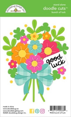 Doodlebug Doodle Cuts Dies-Bunch of Luck