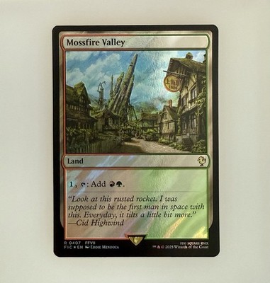 MTG: Mossfire Valley (Surge Foil) Commander: Final Fantasy Foil NM