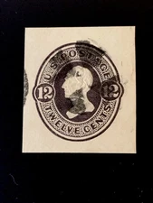 US Stamp U94 Used Cut Square