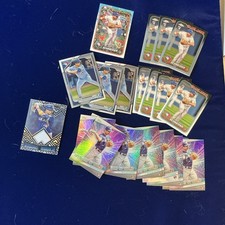 Davis Schneider 24 card lot - Bowman Chrome Paper 1st Inserts Patch Holiday RCs