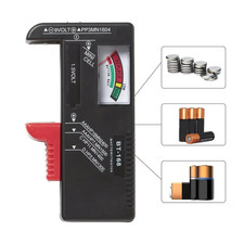 Battery Tester Checker Universal For AA AAA C D 9V 1.5V Button Cell Batteries