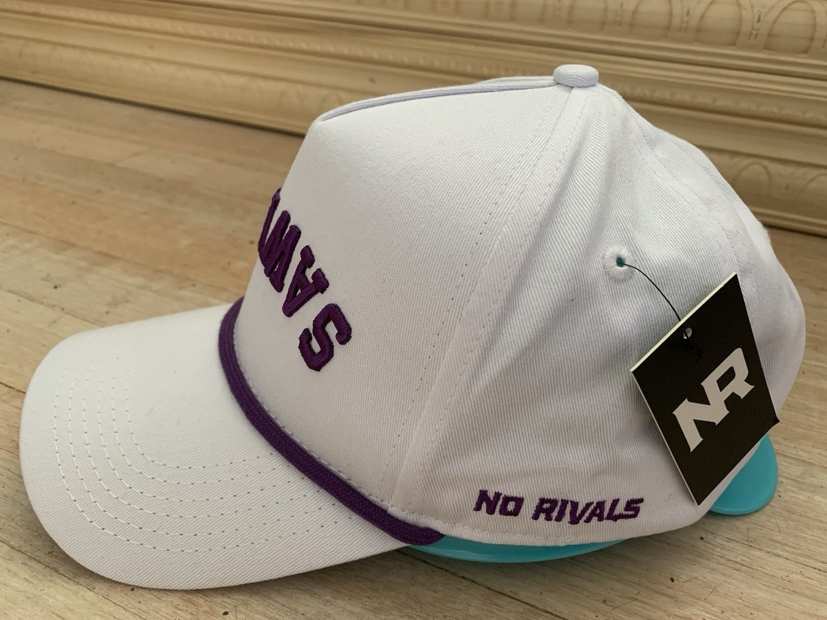 No Rivals Upside Down Sawmill White SnapBack Hat View 3