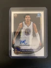 2025-26 Bowman Chrome Will Richard Auto Rookie RC Warriors