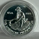 Engelhard 2025 Prospector Revived 1 oz Silver Round  Milkspot lot #106